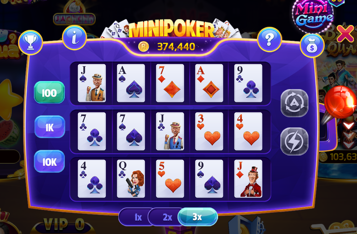 Giới thiệu về mini poker tại iwin